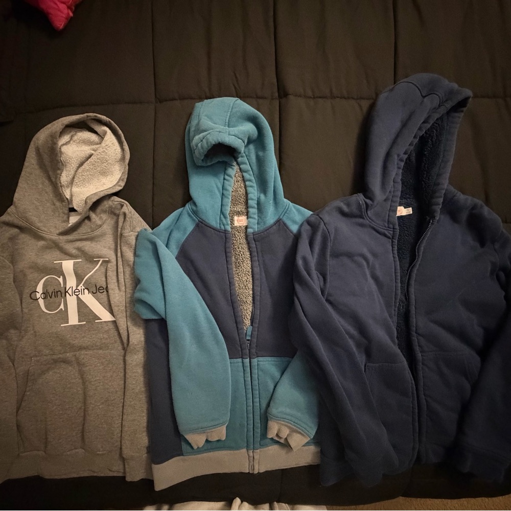 Calvin Klein Kids Gray Hoodie